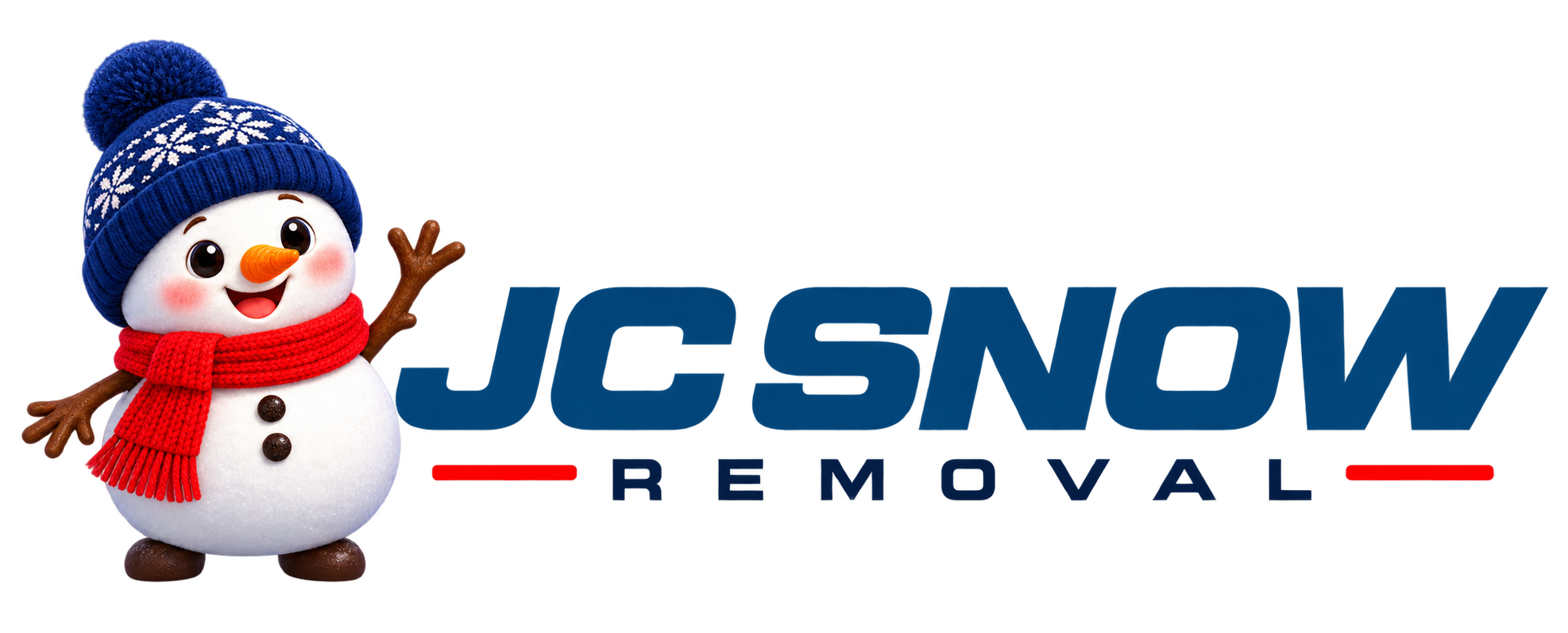 JC Snow Removal Mascot Logo